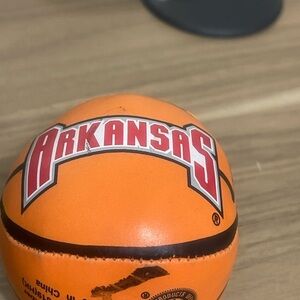 Arkansas Razorbacks squishy  Orange Mini Basketball